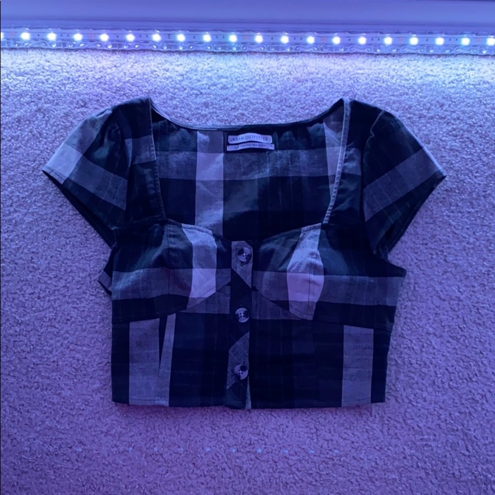 Urban Plaid Top